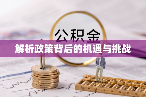 庆城解析政策背后的机遇与挑战